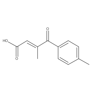 (E)-3-methyl-4-(4-methylphenyl)-4-oxobut-2-enoic acid结构式