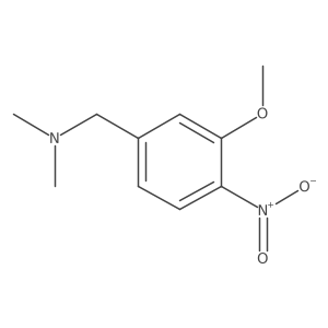 1-(3-Methoxy-4-nitrophenyl)-N,N-dimethylmethanamine Structure