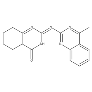 (2E)-2-(4-methylquinazolin-2-yl)imino-5,6,7,8-tetrahydro-4aH-quinazolin-4-one Structure