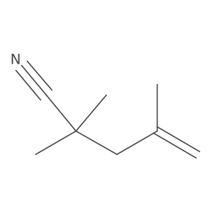 2,2,4-Trimethylpent-4-enenitrile结构式