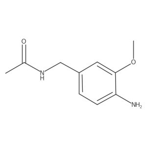 N-(4-Amino-3-methoxybenzyl)acetamide结构式