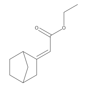 Ethyl (2Z)-2-(2-bicyclo[2.2.1]heptanylidene)acetate Structure