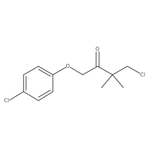1-(p-Chlorophenoxy)-3,3-dimethyl-4-chloro-2-butanone Structure