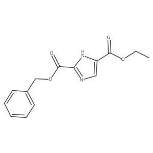 2-Benzyl 5-ethyl 1H-imidazole-2,5-dicarboxylate结构式