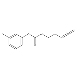 Carbamic acid, (3-fluorophenyl)-, 2-azidoethyl ester结构式