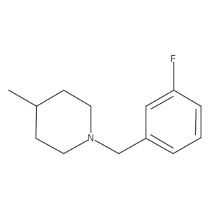 1-[(3-Fluorophenyl)methyl]-4-methylpiperidine结构式
