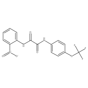 N1-(2-nitrophenyl)-N2-(4-(trifluoromethoxy)phenyl)oxalamide Structure