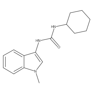 1-cyclohexyl-3-(1-methyl-1H-indol-3-yl)urea Structure