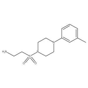 (2-([4-(3-Methylphenyl)piperazin-1-YL]sulfonyl)ethyl)amine Structure