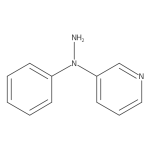 3-(1-Phenylhydrazino)pyridine结构式