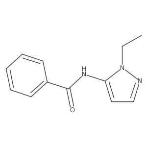 N-(1-ethyl-1H-pyrazol-5-yl)benzamide Structure
