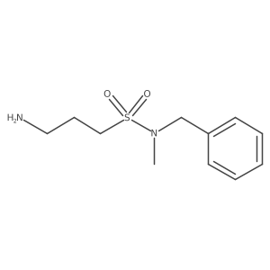 3-amino-N-benzyl-N-methylpropane-1-sulfonamide结构式