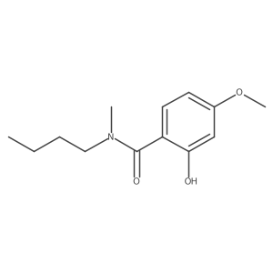 N-butyl-2-hydroxy-4-methoxy-N-methylbenzamide结构式