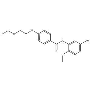 N-(5-Amino-2-methoxyphenyl)-4-(2-ethoxyethoxy)-benzamide结构式