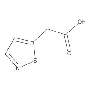 5-Isothiazoleacetic acid Structure