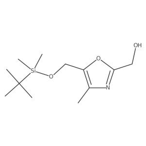 5-[[[(1,1-Dimethylethyl)dimethylsilyl]oxy]methyl]-4-methyl-2-oxazolemethanol Structure