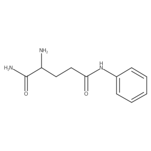 2-Amino-pentanedioic acid 1-amide 5-phenylami de结构式