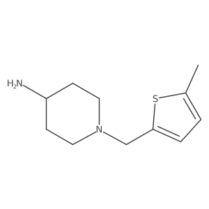 1-[(5-Methylthiophen-2-yl)methyl]piperidin-4-amine Structure