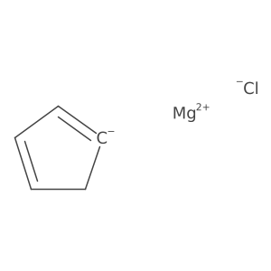 Magnesium;cyclopenta-1,3-diene;chloride结构式