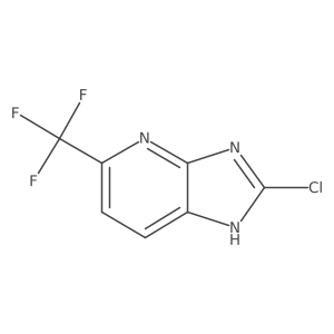 3H-Imidazo[4,5-b]pyridine, 2-chloro-5-(trifluoromethyl)- Structure