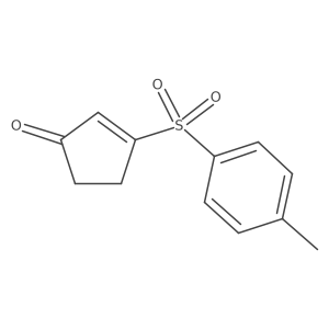 3-[(4-Methylphenyl)sulfonyl]-2-cyclopenten-1-one Structure