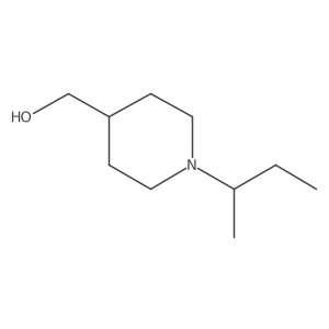 [1-(Butan-2-yl)piperidin-4-yl]methanol结构式