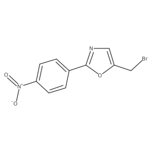 5-(Bromomethyl)-2-(4-nitrophenyl)oxazole Structure