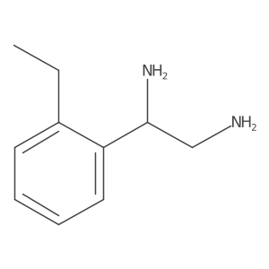 (1S)-1-(2-Ethylphenyl)ethane-1,2-diamine结构式