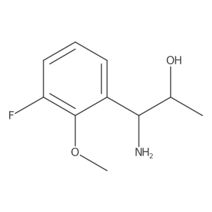 (1R,2R)-1-Amino-1-(3-fluoro-2-methoxyphenyl)propan-2-OL Structure