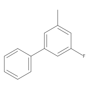 1-Fluoro-3-methyl-5-phenylbenzene结构式