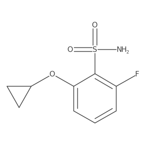 2-Cyclopropoxy-6-fluorobenzenesulfonamide Structure