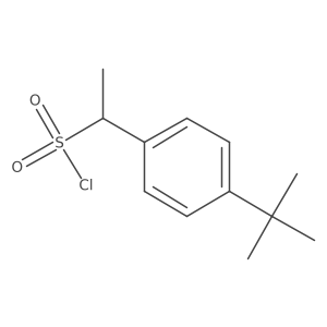 1-(4-Tert-butylphenyl)ethane-1-sulfonyl chloride结构式