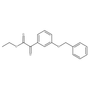 (3-Benzyloxyphenyl)oxoacetic acid ethyl ester结构式