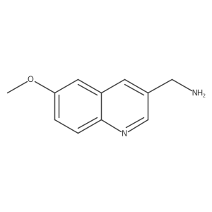 (6-Methoxyquinolin-3-yl)methanamine Structure