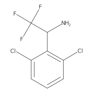 1-(2,6-Dichlorophenyl)-2,2,2-trifluoroethan-1-amine Structure