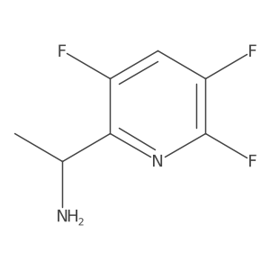 1-(3,5,6-Trifluoropyridin-2-yl)ethan-1-amine Structure