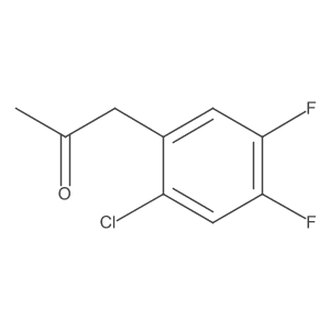 1-(2-Chloro-4,5-difluorophenyl)propan-2-one Structure
