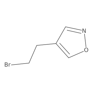 4-(2-Bromoethyl)-1,2-oxazole Structure
