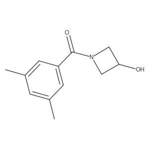 1-(3,5-Dimethylbenzoyl)azetidin-3-ol结构式