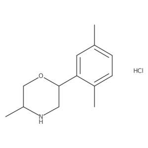 2-(2,5-Dimethylphenyl)-5-methylmorpholine hydrochloride Structure