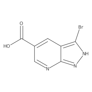 3-bromo-1H-pyrazolo[3,4-b]pyridine-5-carboxylic acid Structure