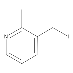 3-(Iodomethyl)-2-methylpyridine Structure