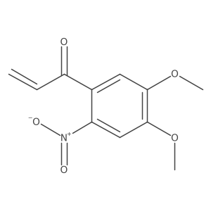 1-(4,5-Dimethoxy-2-nitrophenyl)prop-2-en-1-one结构式