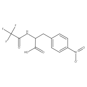 N-trifluoroacetyl-4-nitro-phenylalanine Structure