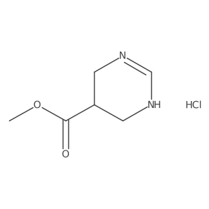 1,4,5,6-Tetrahydro-5-methoxycarbonylpyrimidine Hydrochloride Structure