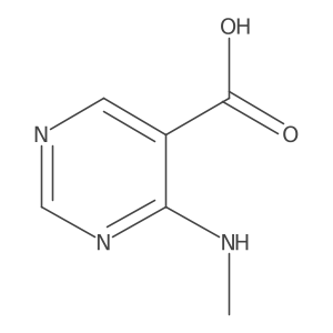 4-(Methylamino)pyrimidine-5-carboxylic acid结构式