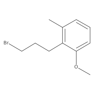 2-(3-Bromopropyl)-1-methoxy-3-methylbenzene结构式