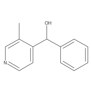 (3-Methylpyridin-4-yl)(phenyl)methanol Structure