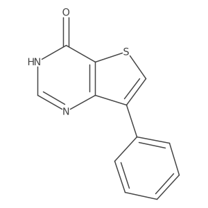 7-phenylthieno[3,2-d]pyrimidin-4(3H)-one结构式
