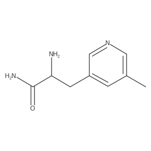 2-Amino-3-(5-methylpyridin-3-yl)propanamide结构式